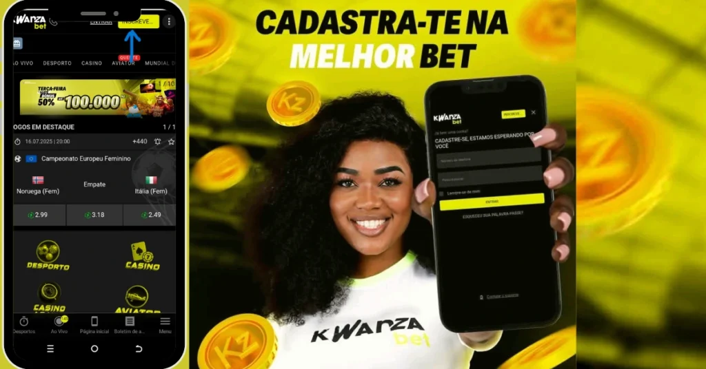 como criar conta na kwanzabet 1024x536